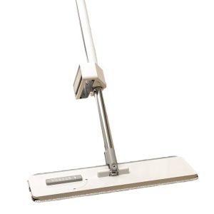 Antibacterial Lazy Mop, Hands-Free Washing, Wet & Dry Rotating Flat Mop for Home