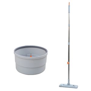 Hands-Free Spin Mop with Clean & Dirty Water Separation, Absorbent Floor Cleaning System