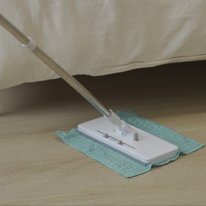 Hands-Free Automatic Clamping Mop, Wet Dry Dual Use, Multiple Sizes Lazy Mop，Two mop covers for one mop, turns one into two