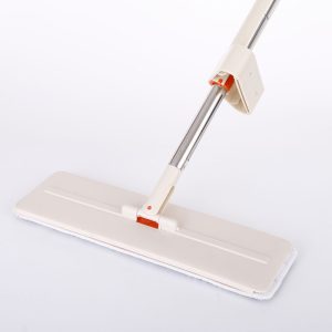Wet & Dry Use, Hands-Free Self-Wringing Flat Mop